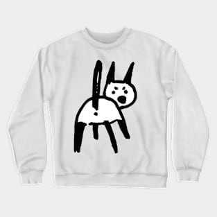 Scribble Yell Crewneck Sweatshirt